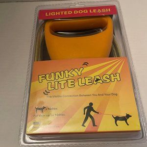 New in Sealed Package. LIGHTED DOG LEASH to add safety for YOU and YOUR pet.